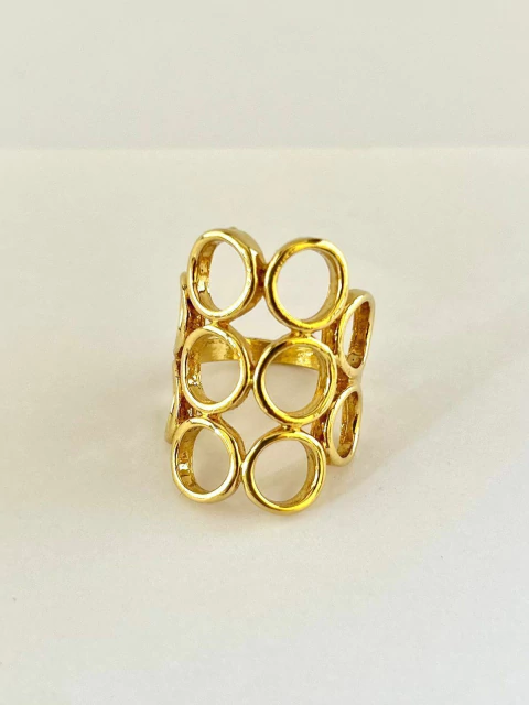 ANEL EM CIRCULOS GRANDE