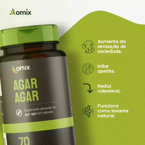 Agar Agar 70 Caps OMIX - comprar online