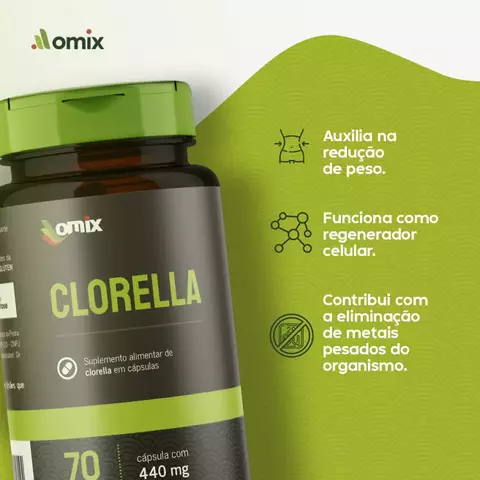 Clorella 70 Caps OMIX - comprar online