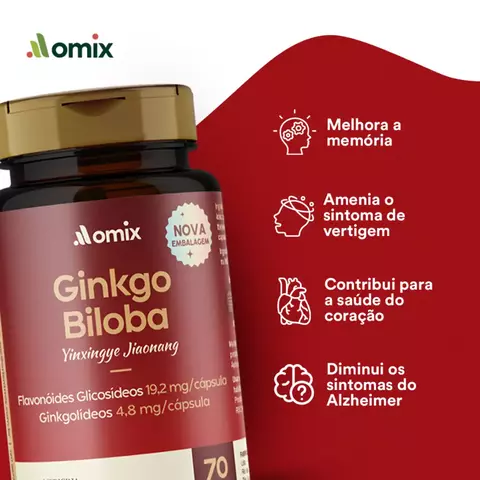 Ginkgo Biloba 70 Caps OMIX - comprar online