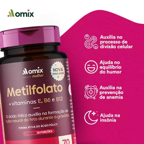 Metilfolato 70 Caps OMIX - comprar online