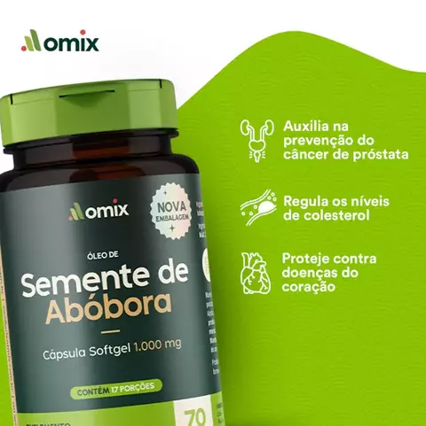 Oleo de Semente de Abobora 70 Caps OMIX - comprar online