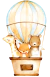 Animalitos de Safari en Globo - comprar online