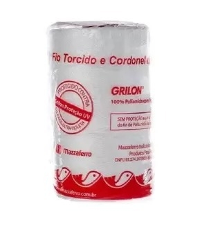 Fio Torcido Grilon 210/18 Branco Carretel Com 200 Gramas - Grilon Mazzaferro