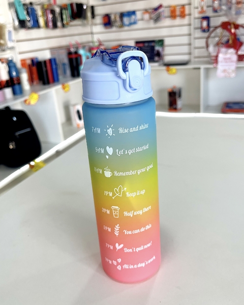 GARRAFA DE ÁGUA LEMBRETE