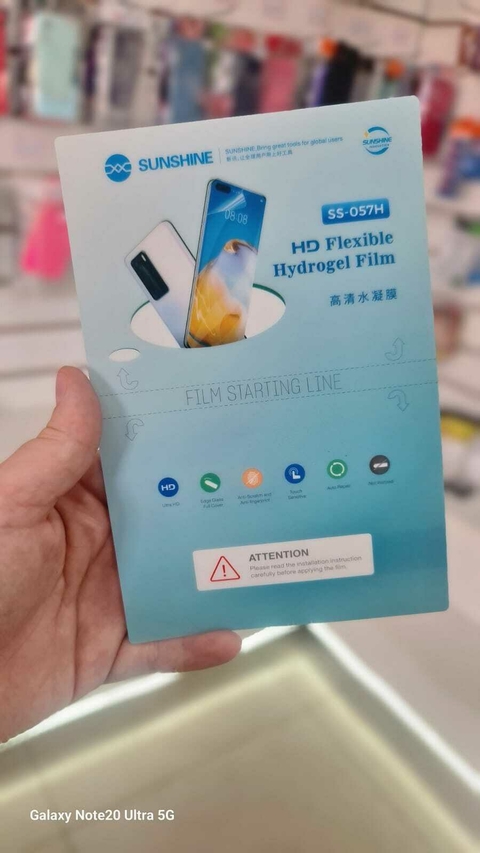 PROTETOR DE TELA PELICULA HD HIDROGEL