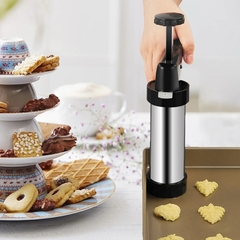Maquina Galletitas Churros Decorador Torta Acero 10 Discos en internet