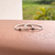 Aliança Letrinha Personalizada - comprar online