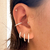 Piercing Conch Click Cravejado