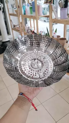 VAPORERA ACERO INOXIDABLE 20 CM