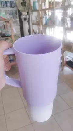 VASO PLASTICO CON SORBETE 1.200 LTS en internet