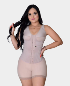 Cinta Feminina Completa C/16 Barbatanas Alça Larga - comprar online