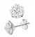 Brinco Zirconia 3MM Prata 925 na internet