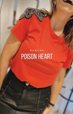 remera poison heart - comprar online