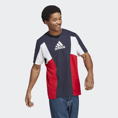 Playera Essentials Colorblock en internet