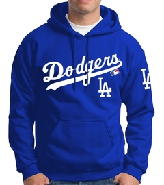 Sudadera Los Angeles Dodgers, Con Capucha Unisex Azúl