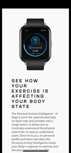Zepp-reloj inteligente E Circle de Amafit. - Smart Watch_cmg
