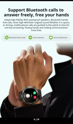 Reloj inteligente original COLMI M42 con pantalla AMOLED p/ Hombre. - Smart Watch_cmg