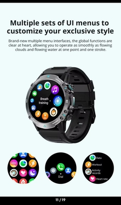 Imagen de Reloj inteligente original COLMI M42 con pantalla AMOLED p/ Hombre.