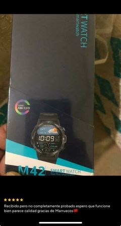 Reloj inteligente original COLMI M42 con pantalla AMOLED p/ Hombre. en internet