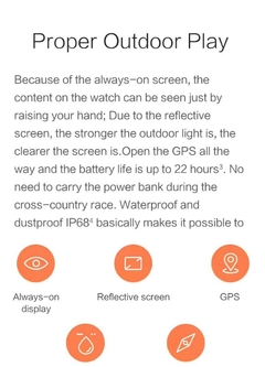 Reloj inteligente original Amazfit Bip.