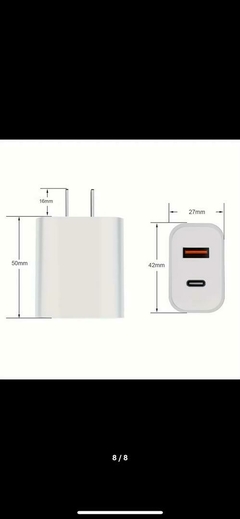 Cargador rápido para iPhone, PD20W. - comprar en línea