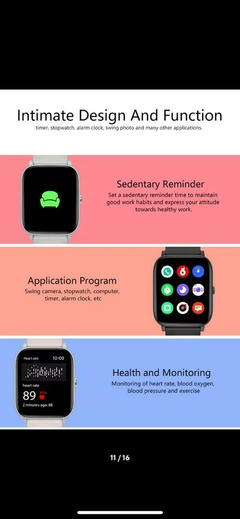 Imagen de Reloj inteligente marca 696 con llamada.