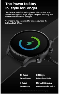 Reloj inteligente original Zeblaze Btalk 3 Plus. - Smart Watch_cmg