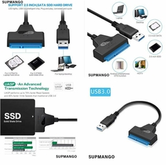 Cable Adaptador SATA a USB 3,0/2,0 para disco duro externo de 2,5 pulgadas. - comprar en línea