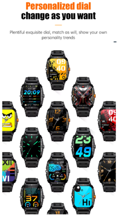 COLMI P76 de 1,96" reloj inteligente militar original para hombres. - comprar en línea