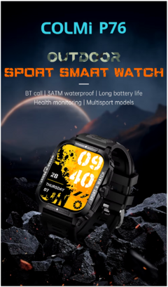 COLMI P76 de 1,96" reloj inteligente militar original para hombres. - tienda en línea