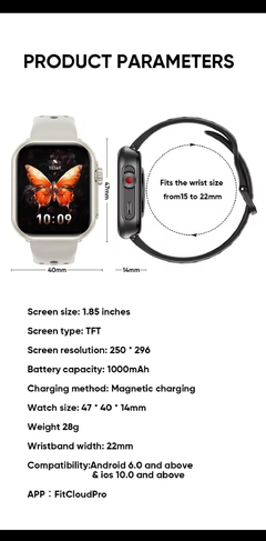 Reloj inteligente K62 ultra p/ Hombre - tienda en línea