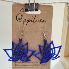 Brinco Flor de Lótus - Impressão 3d PLA