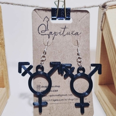 Brinco TransFlux - Transfeminismo - Impressão 3D PLA - comprar online