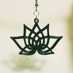 Brinco Flor de Lótus - Impressão 3d PLA - Capituxa