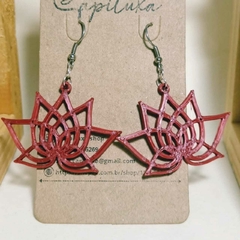 Brinco Flor de Lótus - Impressão 3d PLA - loja online