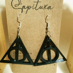 Brinco Relíquias da Morte (Harry Potter) - Impressão 3D PLA