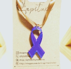 Pingente Laço Roxo - Impressão 3D PLA