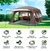 Casa de campaña marrón 305x430x200, 5-7 personas (adultos y niños) - comprar en línea