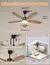 Ventilador De Techo Modernos De 42 Pulgadas (NO FACTURO) - comprar en línea