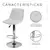 Set 2 Bancos giratorios blanco - comprar en línea