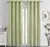 Cortinas Black Out verde de 2 panel con estrellas
