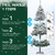 Imagen de ÁRBOL DE NAVIDAD NEVADO 2.1M