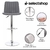 Set 2 bancos moderno gris - The Queens Shop