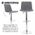 Set 2 bancos moderno gris en internet