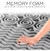 COLCHONETA MEMORY FOAM KING SIZE GRIS 6CM en internet