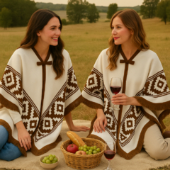 Poncho Incaico Unisex - Divina Creación