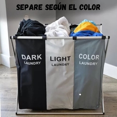 Cesto de ropa triple - Divina Creación