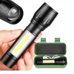 Linterna Recargable con Caja verde - comprar online