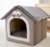 Casa dobrável para cães e gatos, cama para inverno, canil para dormir, ninho r